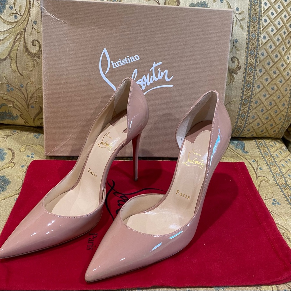 christian louboutin Iriza 100 patent-leather pumps Size 41